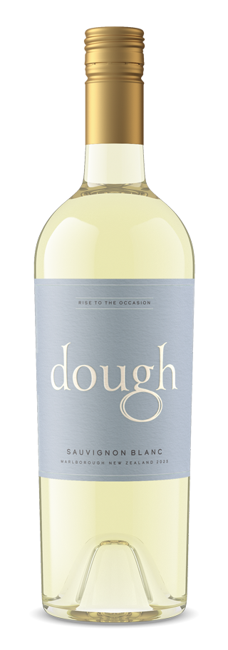 Bottle of Dough Marlborough Sauvignon Blanc on transparent background